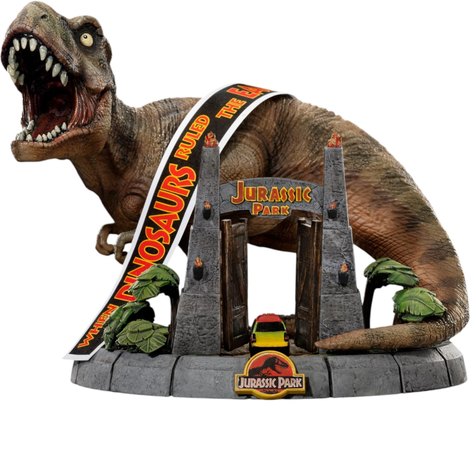 Iron Studios Statua MiniCo T-Rex 30th Anniversary Deluxe - Jurassic Park, 14,8 Cm