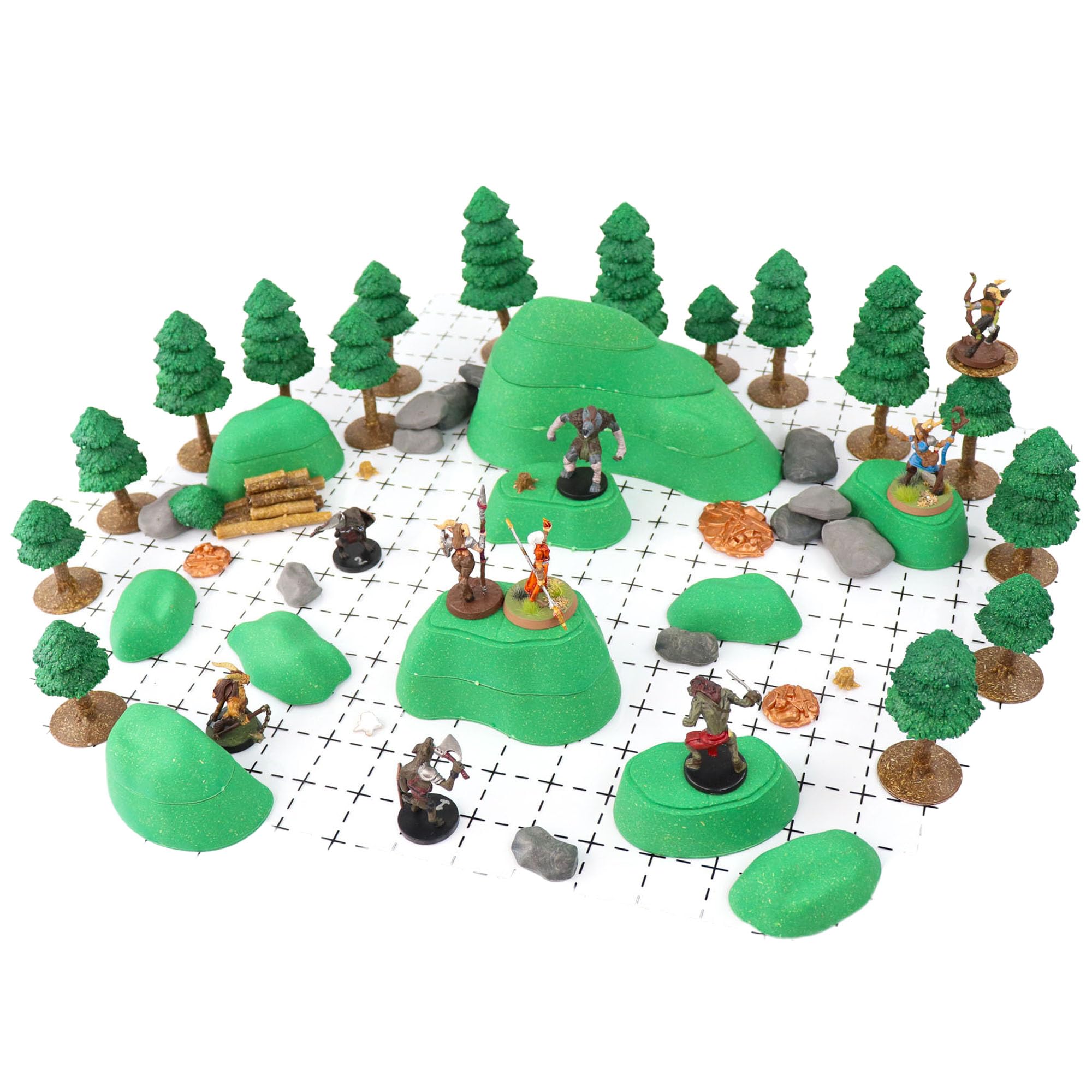 Chainmail Joe Premium Anodized Aluminum Scales (Large (100ct), Blue)