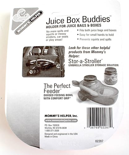 Miniatura 4 de Mommy's Helper - Juice Box Buddies Holder para bolsas y cajas de jugo, (colores surtidos), (paquete de 10)