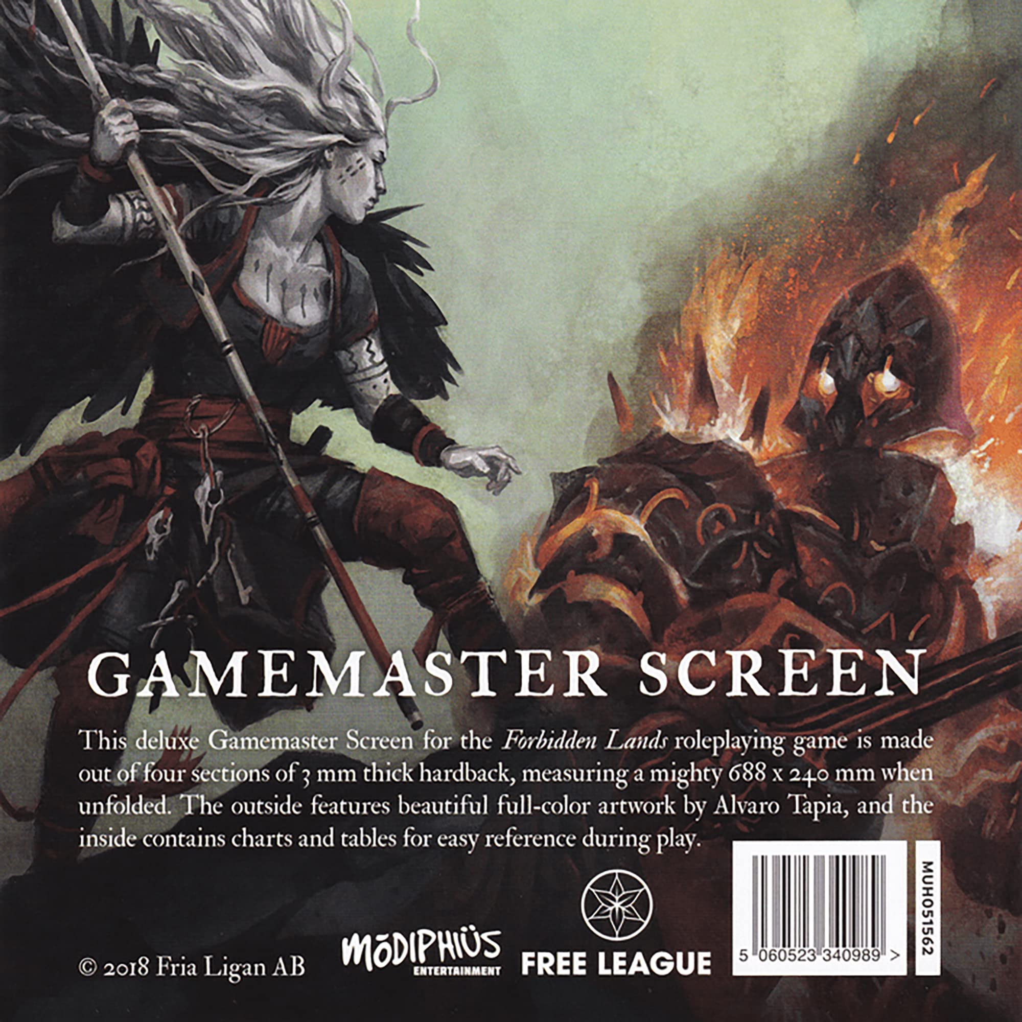 Free League Publishing Forbidden Lands GM Screen - EN