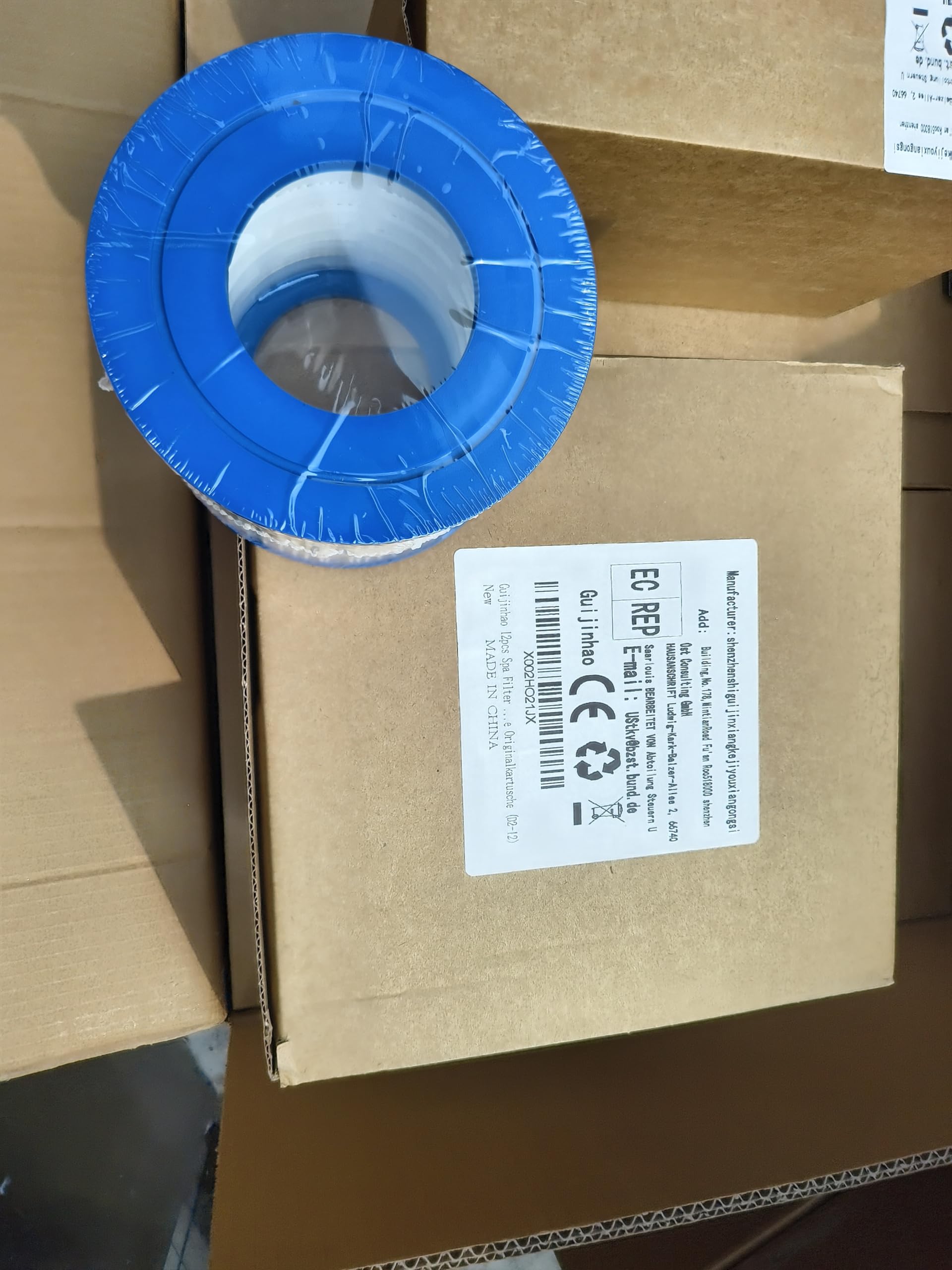 12pcs Hot Tub Filter Cartridges VI for All Lay Z-Spa Models - Paris Miami Vegas Monaco Palm Spring Cancun Helsinki etc Replacement Cartridge.(C42-12) — view 2