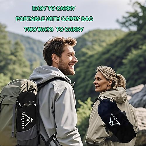 Miniatura 7 de Silla de camping portátil, silla de campamento compacta y ligera para adultos, sillas plegables para mochileros al aire libre, playa, picnic,