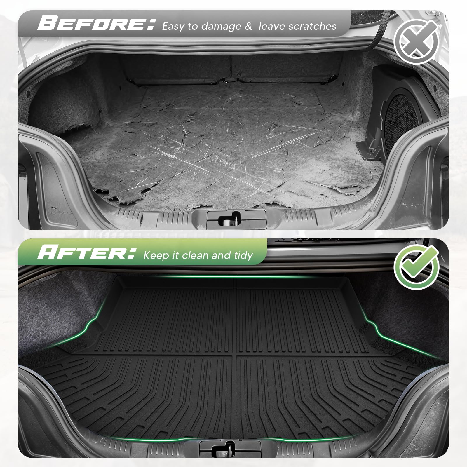 Amazon.com: Mustang Floor Mats - Car Mats for Ford Mustang 2015