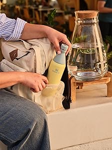 Stanley All Day Slim Bottle 20 oz | Twist On Lid with Leakproof Seal | Slim Design for Travel & Gym | Insulated Stainless Steel | BPA-Free | Azure