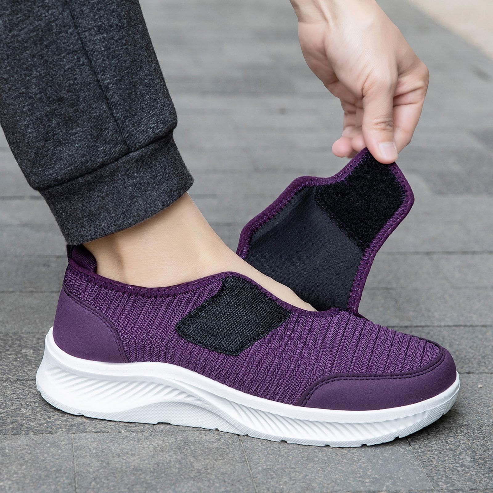 Wygodne, oddychające sneakersy z szerokimi palcami, dla kobiet i mężczyzn