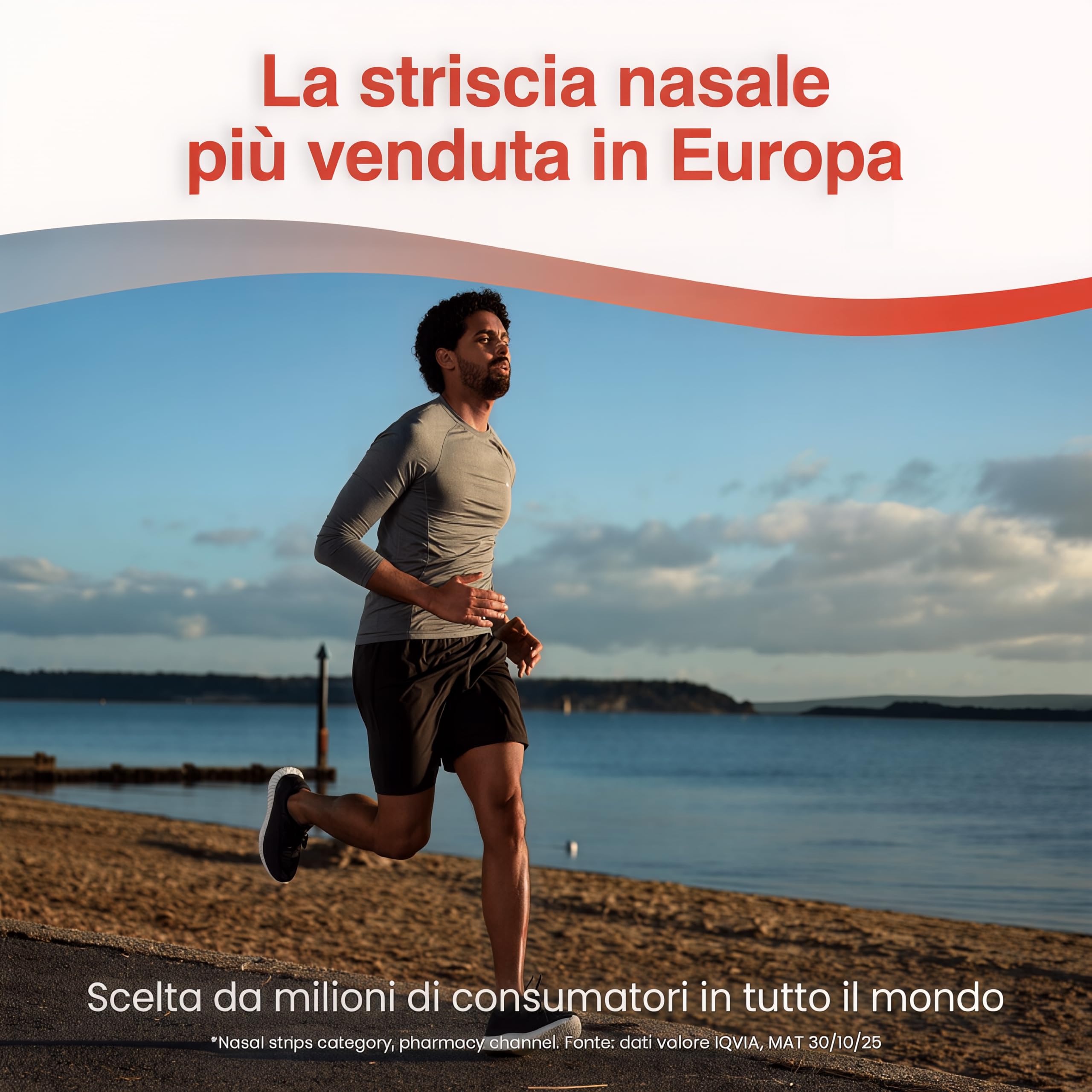 Breathe Right Cerottini Nasali Classici Extra Forti Strisce Nasali Ultra-Resistenti 10 Pezzi