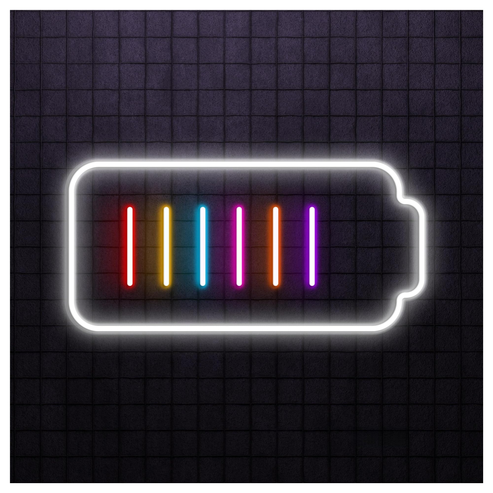 RONGCH Hanging Art Signs Battery Neon Sign, Suitable for Home Wall Decor with Brightness Adjustable 30cm