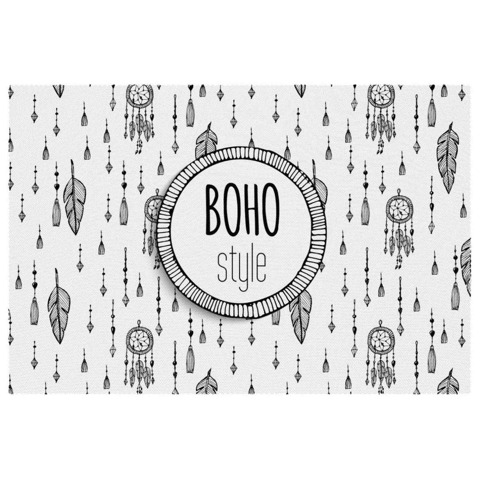 Sets de table Boho pour repas en famille et décoration de salle à manger lot de 6