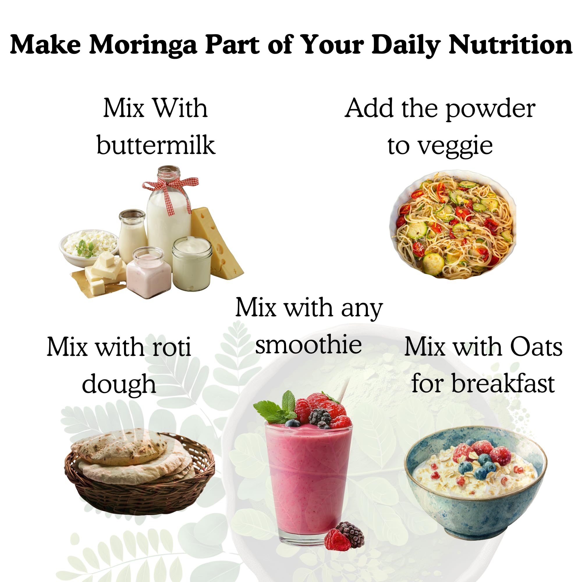 Moringa Powder – 200gm | 100% Natural Ayurvedic Superfood | Rich in Antioxidants, Vitamins & Minerals | Supports Immunity, Energy & Daily Nutrition — Amazon image 4