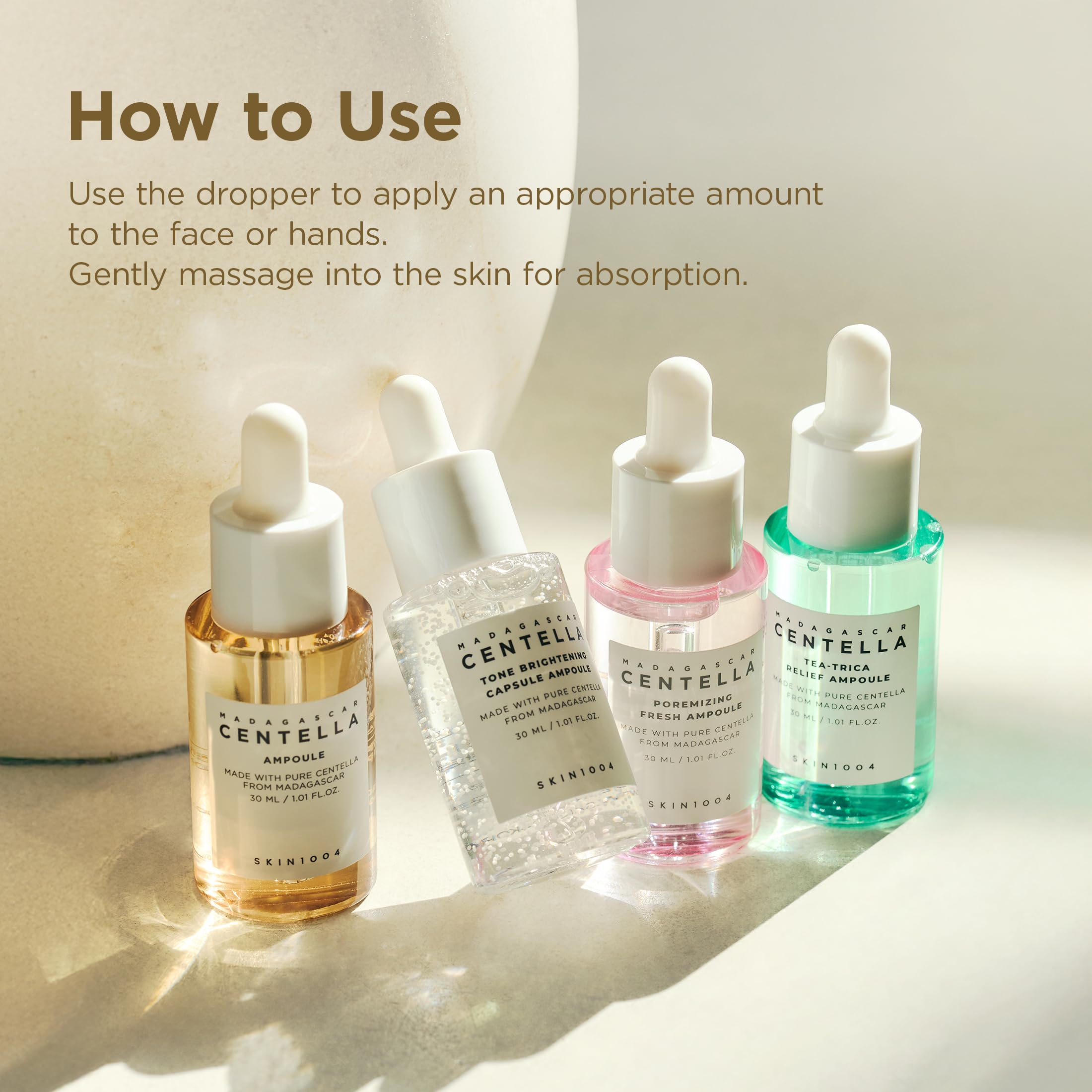 SKIN1004 Madagascar Centella Ampoule Kit (4 pezzi)