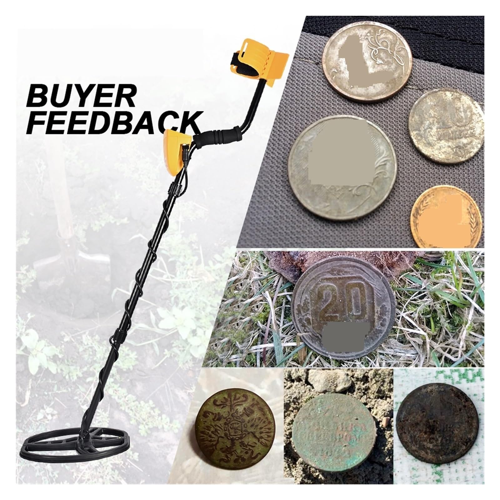 Detector De Metales Subterráneo, Buscador Oro, Cazador Tesoros, Equipo Detección, Impermeable DeteccióN Precisa