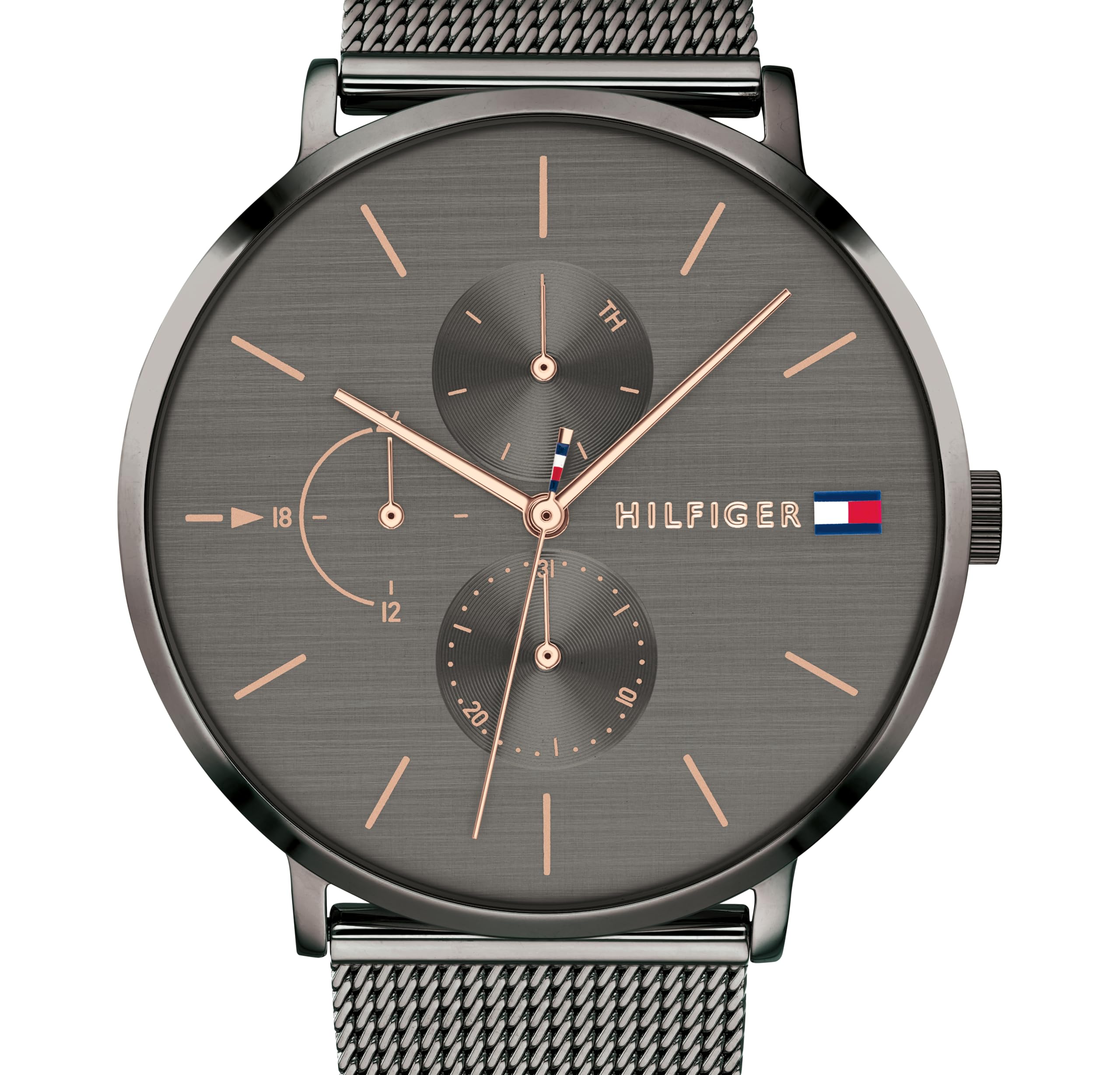 Tommy Hilfiger Orologio Multifunzionale al Quarzo da Donna - 3 Sottocadranti, Resistente all'Acqua 3ATM con Bracciale in Pelle o in Acciaio Inossidabile a Maglie o a Rete