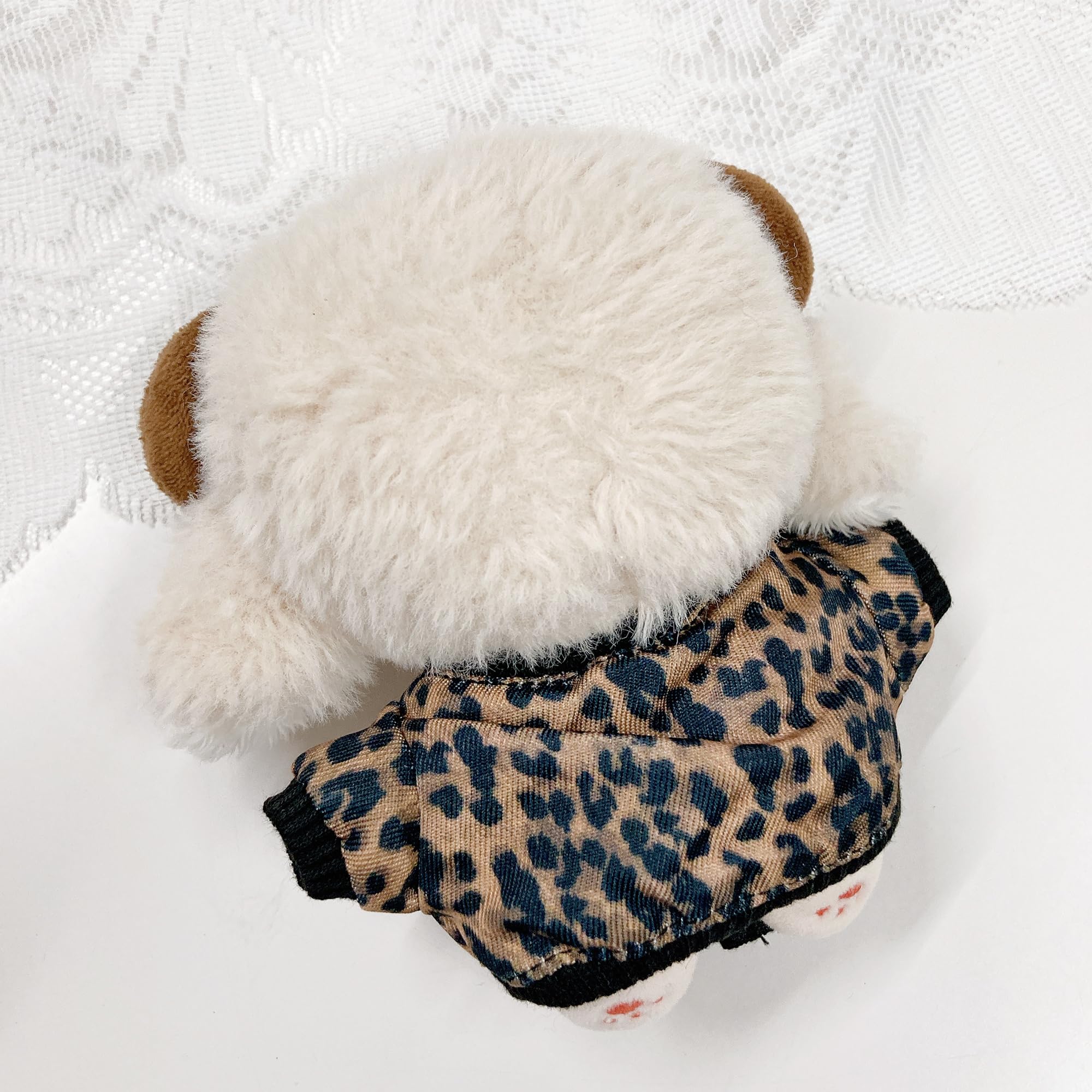 Amazon.co.jp: ヒョウ柄ジャケット 10cmぬい服 ブラウン 着ぐるみ