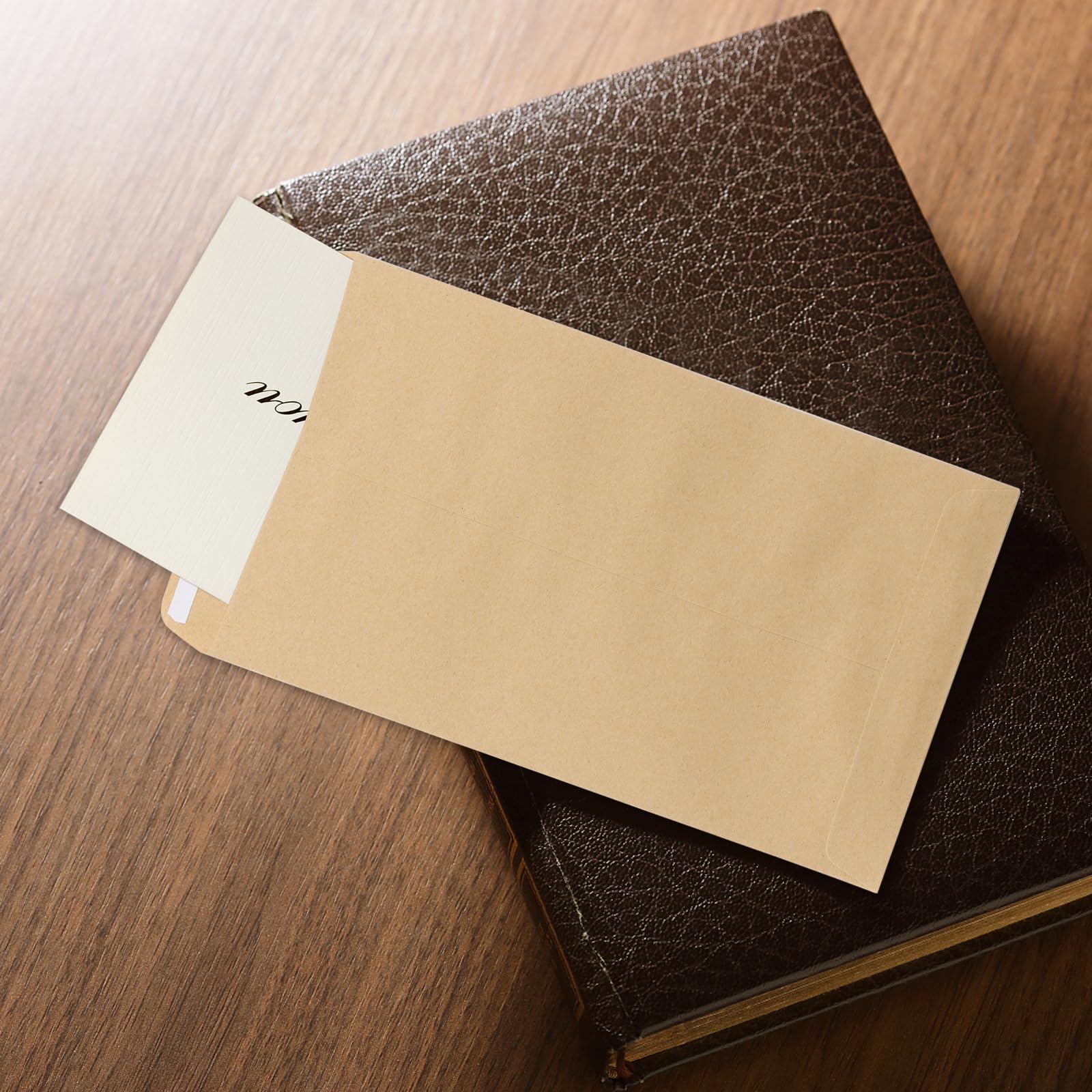 200 Buste Kraft Piccole Autoadesive - 16x11cm Per Monete, Francobolli