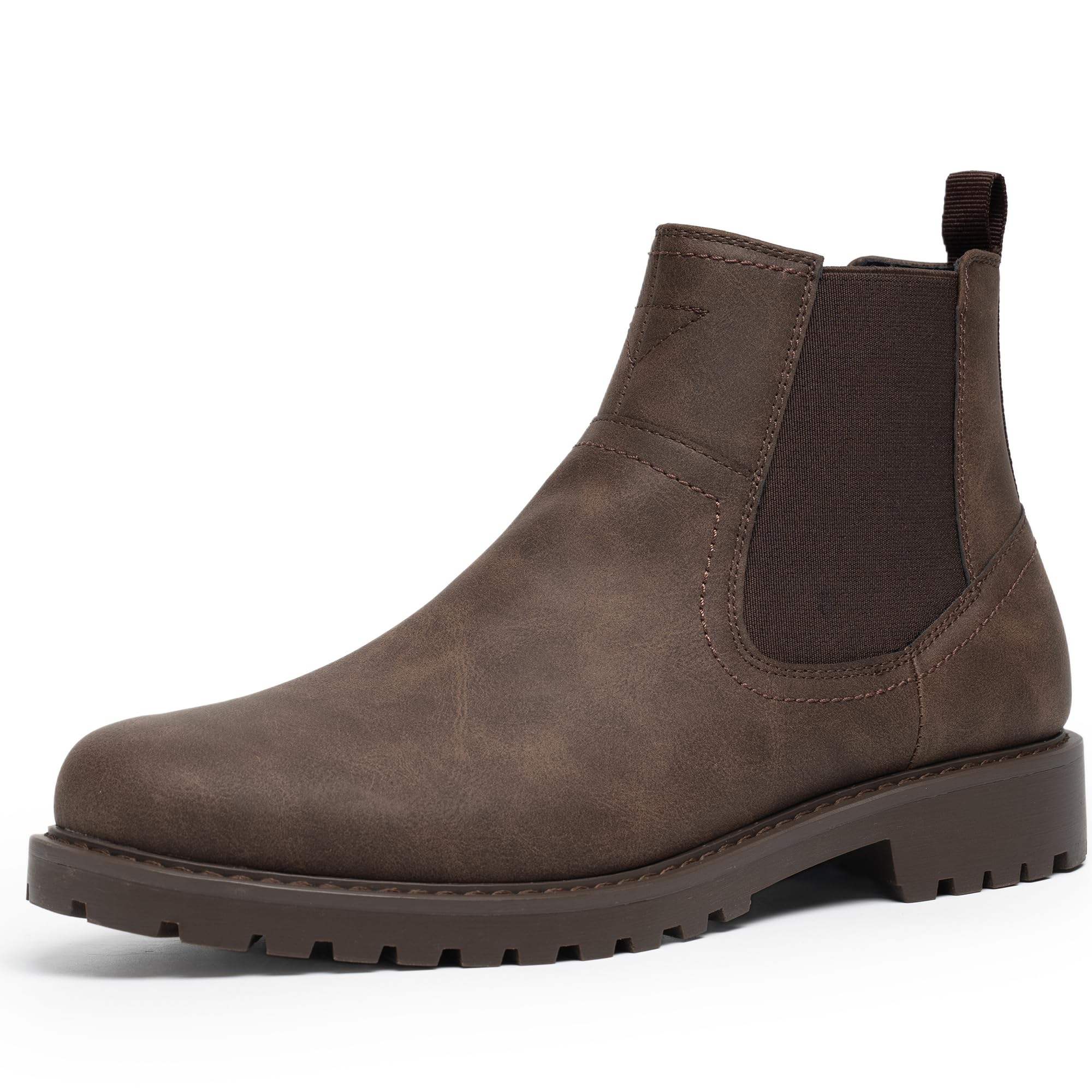 Men's Chelsea Boots Suede Leather Casual Cowboy Boots for Men