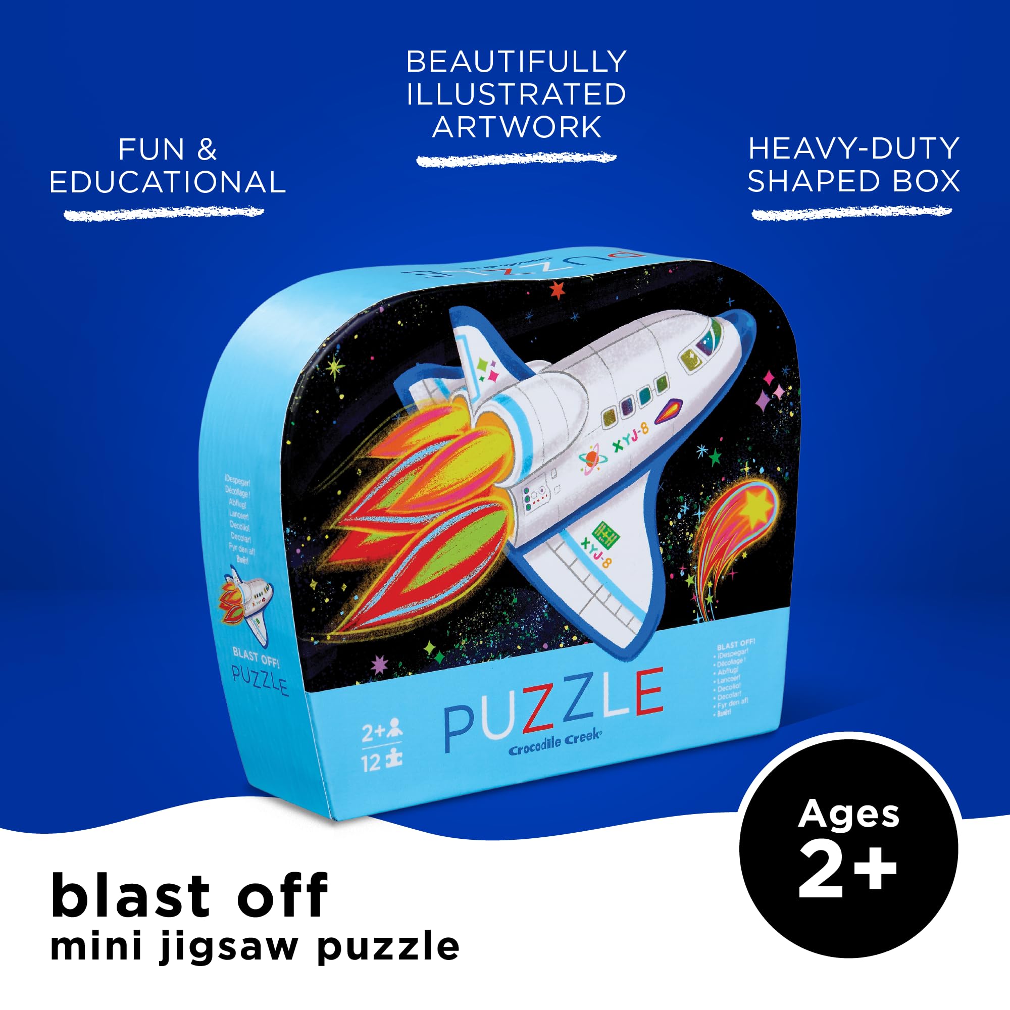 Amazon.com: Crocodile Creek 12-Piece Mini Jigsaw Puzzle - Fun