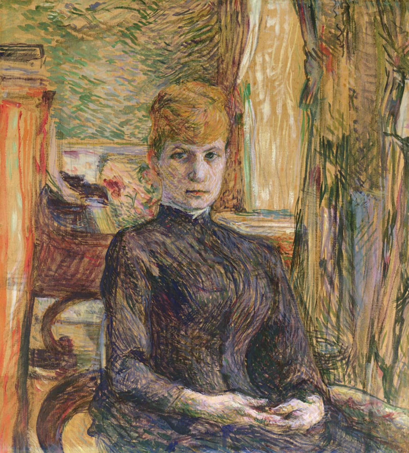 POSTERIIk Famous Print Pop Art Wall Art Graffiti Madame Juliette Pascal by Henri De Toulouse Lautrec Art Prints for Home Decor 60x90cm