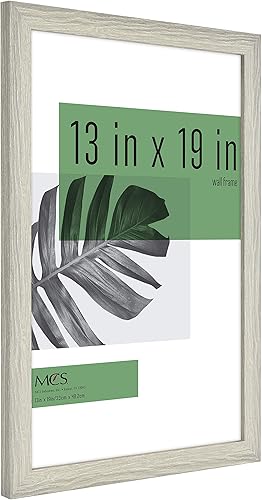 Miniatura 2 de MCS Industries Studio Gallery - Marcos con textura de madera color gris de 13 x 19pulgadas  33.02 x 48.26 cm., 2 unidades