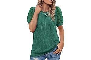 Emerald Green Summer Tops for Women