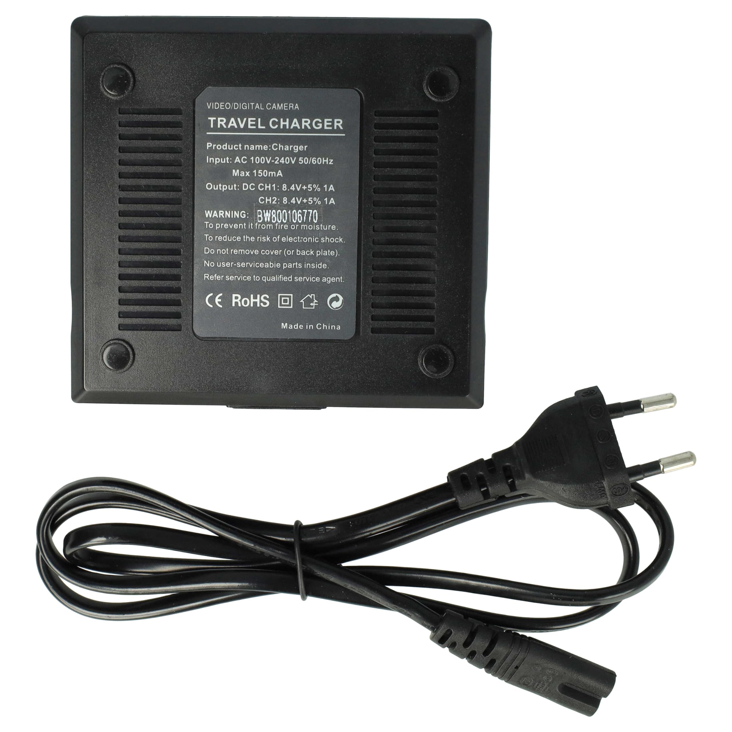 Chargeur USB Pour Batterie Canon MV – Compatible MV30, MV300, MV100Xi… | Affichage LED, Micro-USB