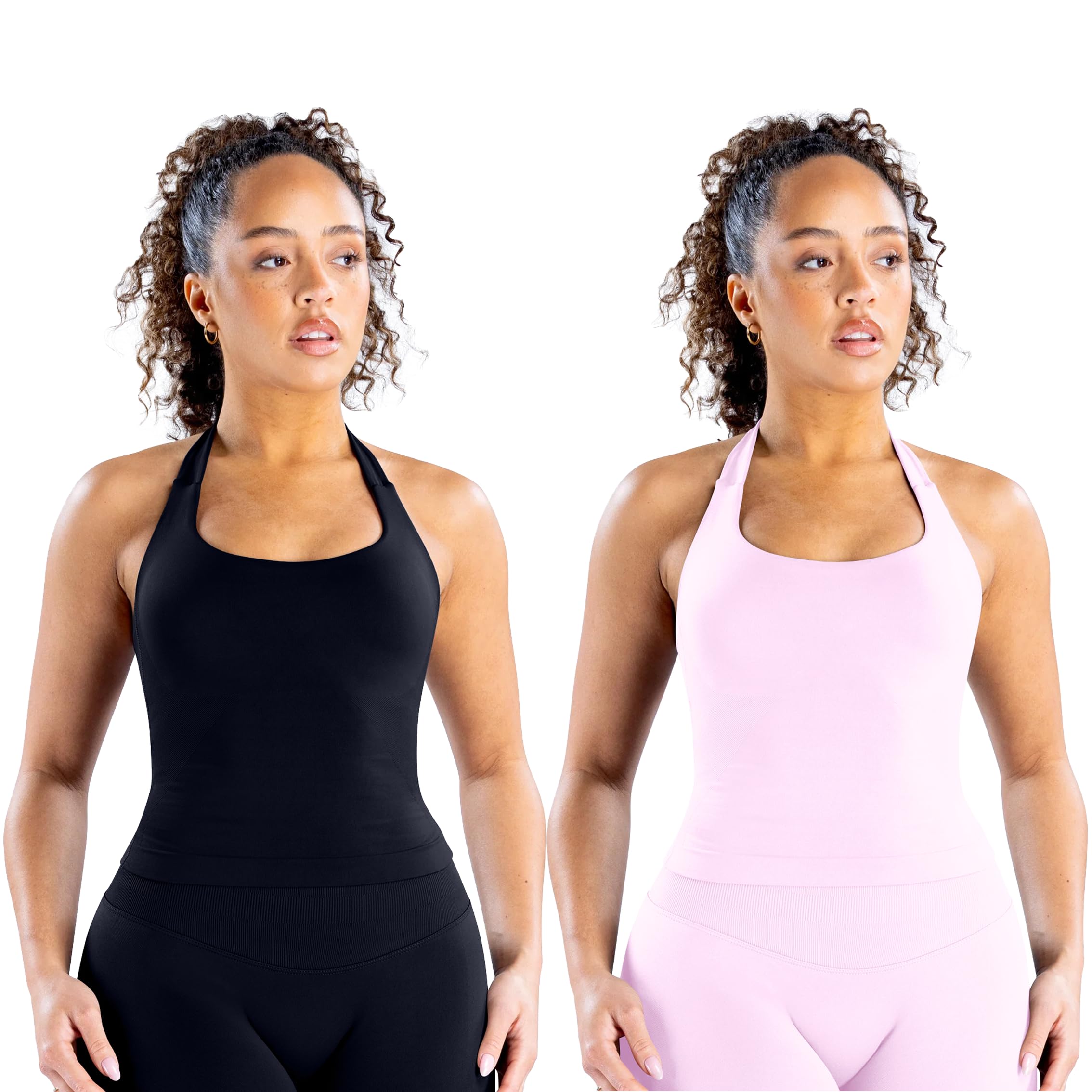 Impact Neckholder-Top für Damen, Sport, Yoga, Workout, Fitness, Fitnessstudio, Outdoor, Laufen, Tanktop