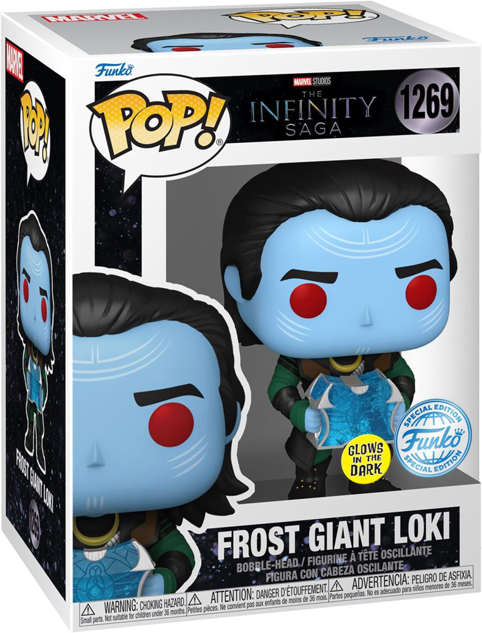 Pop! Thor (2011) - Frost Giant Loki Infinity Saga Glow-in-The-Dark FUN71063