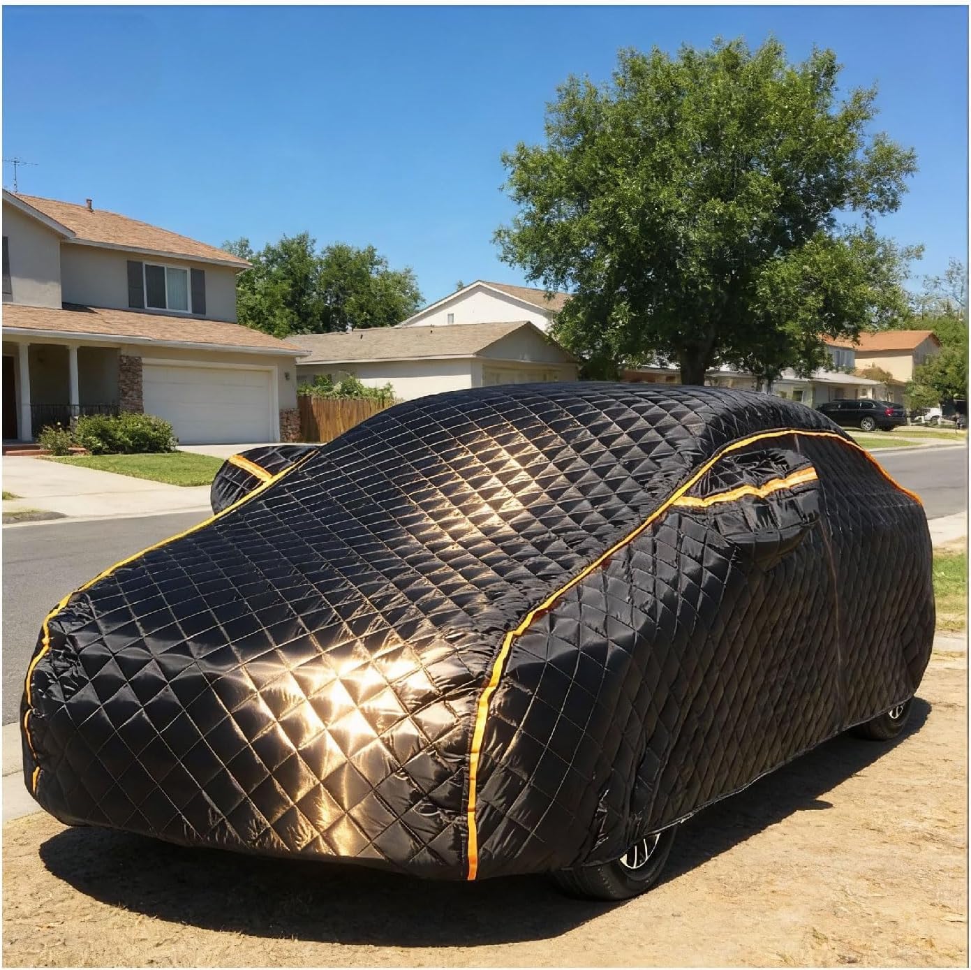 Funda de Coche Antigranizo para EBRO S400 SUV 2025-,Funda Coche Exterior Engrosamiento A Las Heladas, Impermeable,Lluvia Y Nieve, ProteccióN,Transpirable Cubre