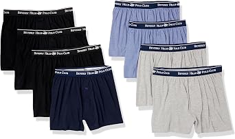 Beverly Hills Polo Club Men's Beverly Hills Polo Club Men's 8 Pack Knit Boxer