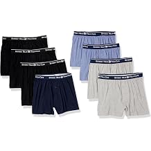 Beverly Hills Polo Club Mens 8 Pack Knit Boxer Shorts Value Multipack