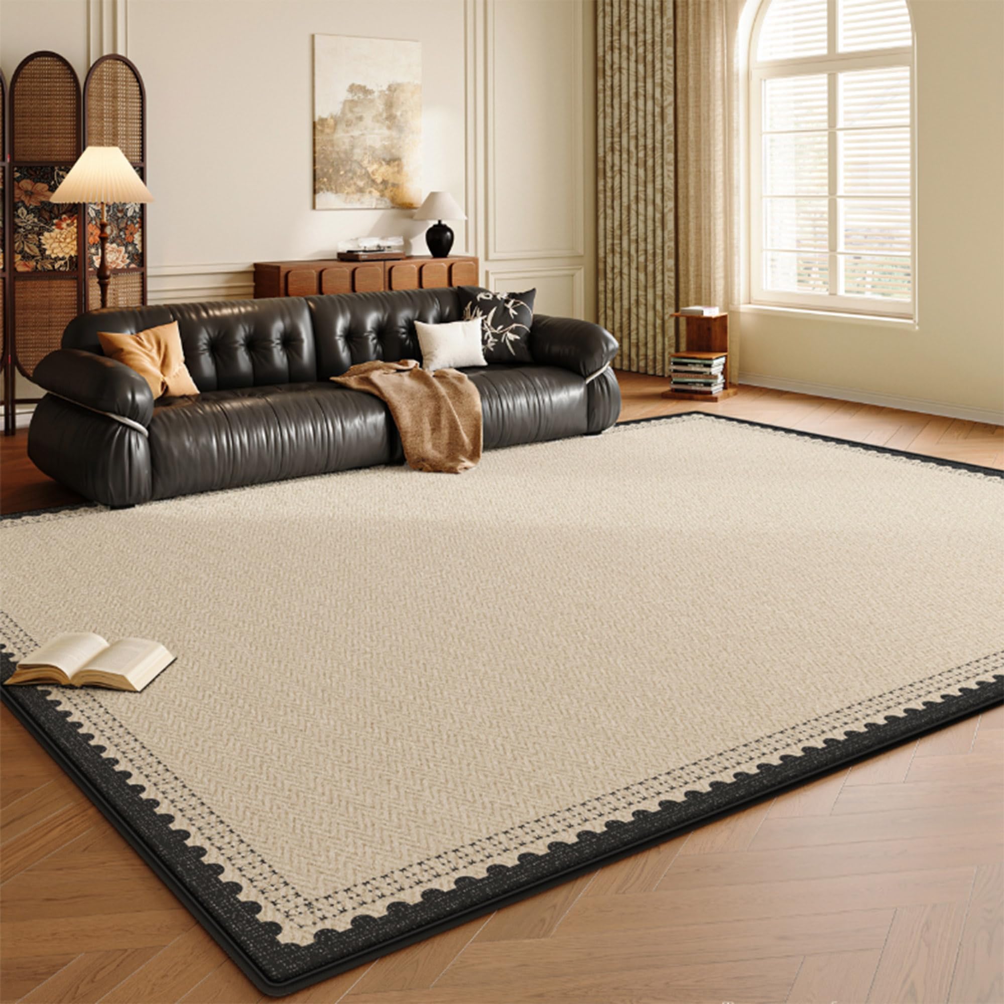 Grand tapis lavable 160x230 cm avec envers antidérapant Style 1