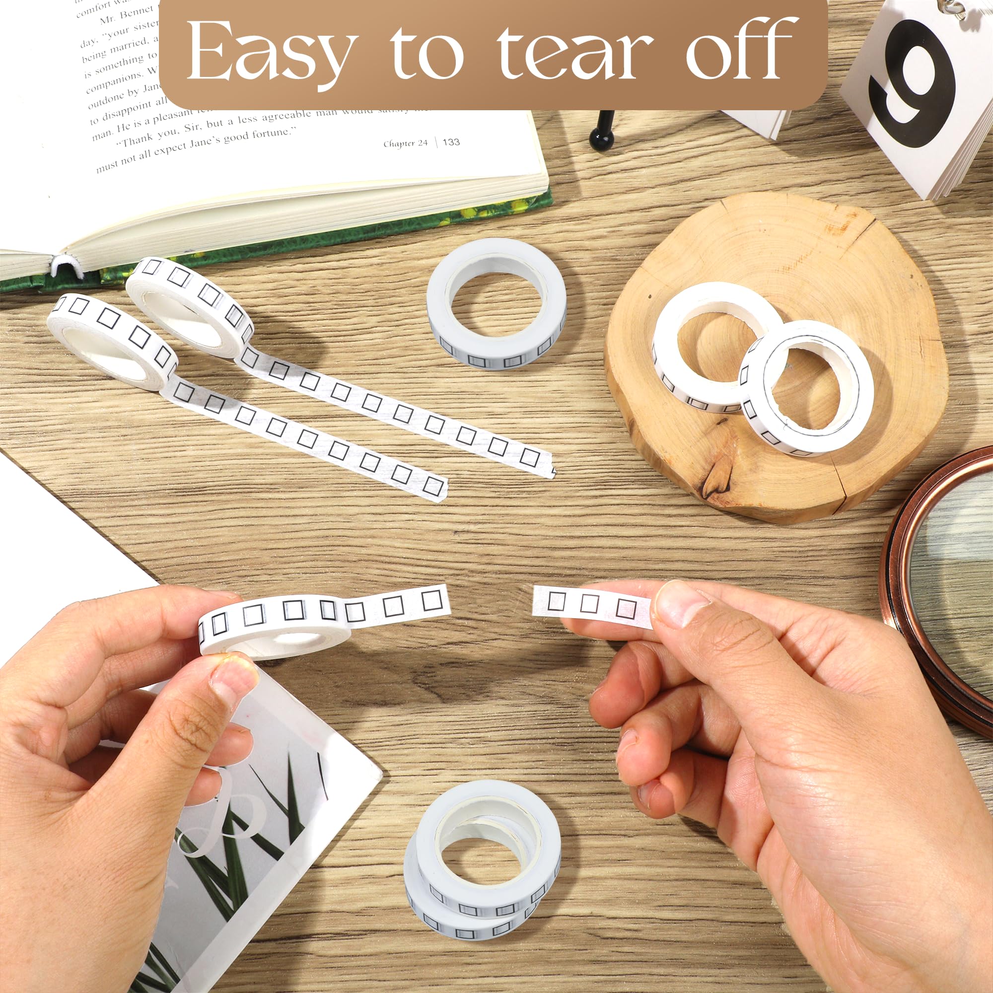 10 rollos de cintas Washi de 8 mm, cinta adhesiva decorativa fina para manualidades, hogar, escuela, oficina, bricolaje, envoltura de regalos, marco de fotos, álbumes de recortes
