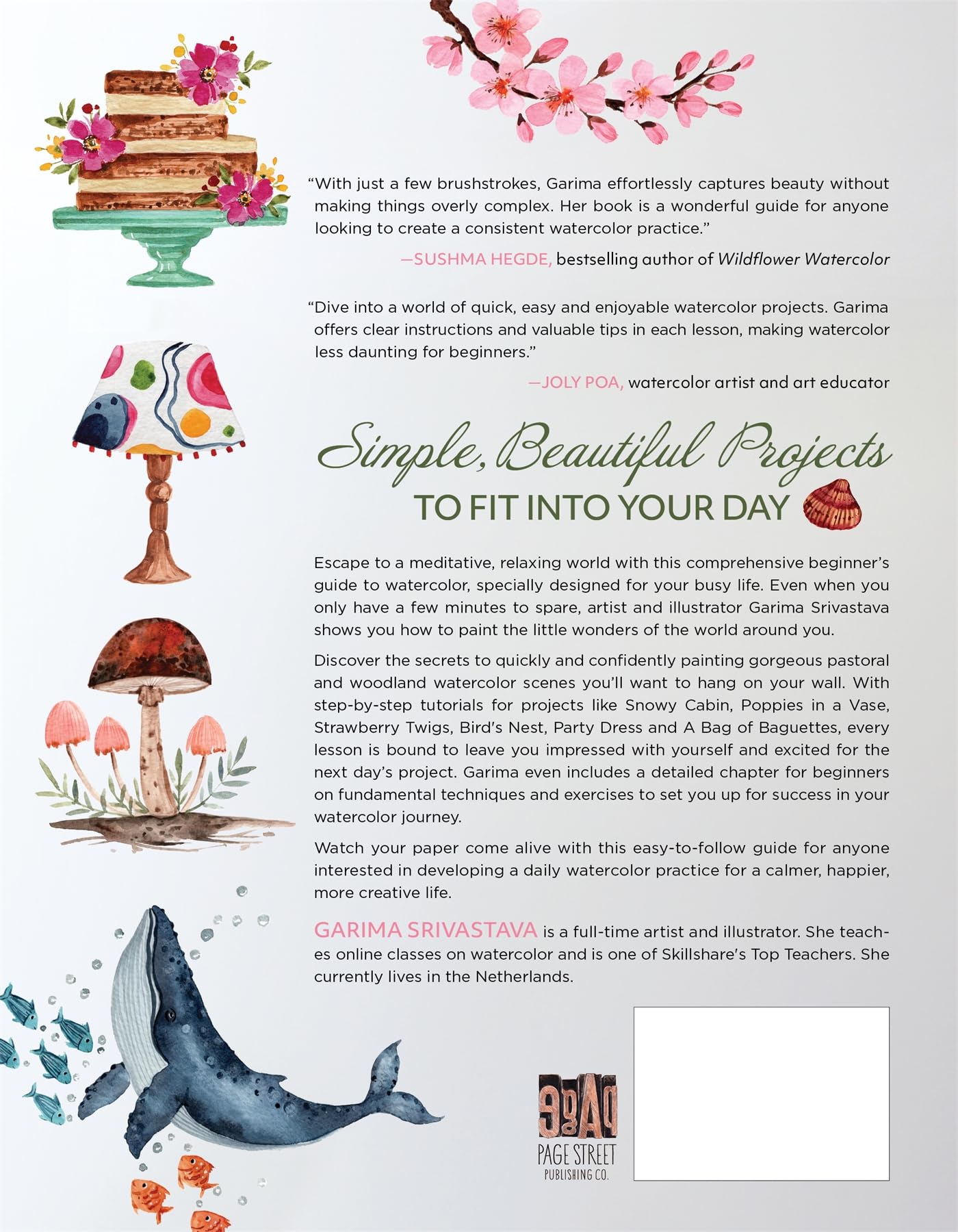 Watercolor in 10 Minutes a Day: 45 Quick and Easy Projects for Beginners