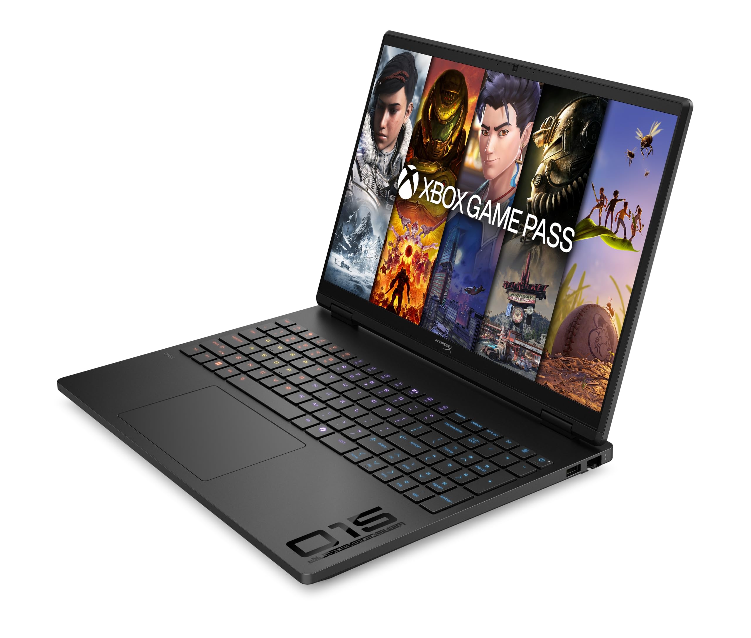 HP HyperX Omen 15-ga0701sf Ordinateur Portable Gaming 15.3" 2K IPS, PC Portable Gamer (Core 5-210H, RAM 16 Go, SSD 512 Go, RTX 5050 8GB VRAM, Windows 11), Laptop Noir, AZERTY