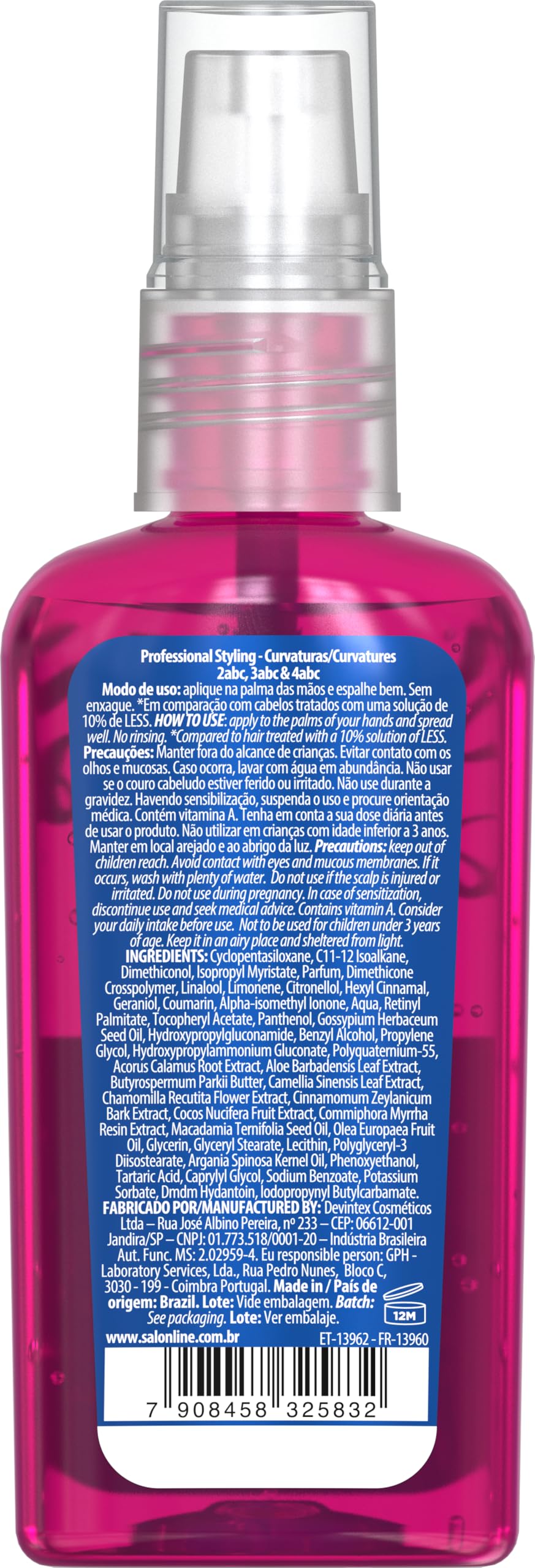 Salon Line Óleo Protetor Forte #TODECACHO Huile de Protection Capillaire 60 ml
