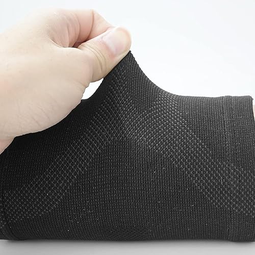 Miniatura 10 de Luwint Manga de compresión para la parte superior del brazo, soporte para tendinitis de bíceps, 1 par, Negro -