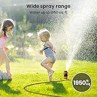 Vista 5 de Giraffe Tools - Manguera de jardín de 50 pies x 5/8", manguera de agua resistente, flexible con divisor de manguera, boquilla y aspersor de jardín