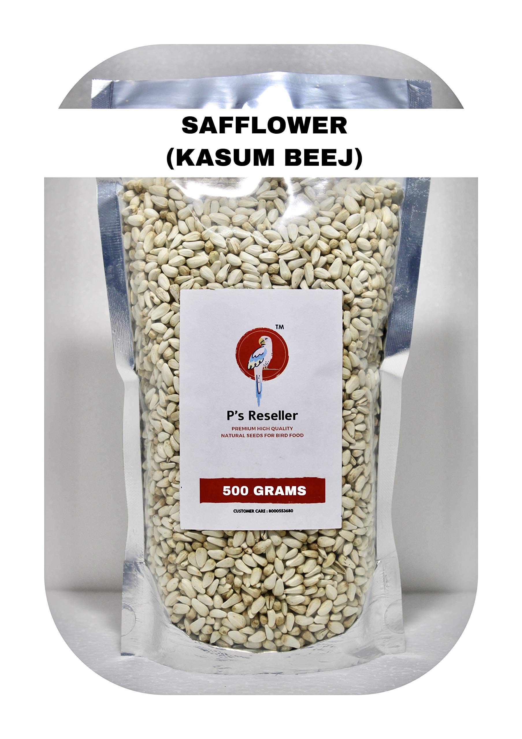 Ps Reseller Safflower Seeds (Kusum beej) kardi Fresh & Natural Good for Macaw, Conures, Love Birds, African Grey, Cockatoo (900 Grams; Pack of 1) (B0BFXC3RWX) Amazon Price History, Amazon Price Tracker