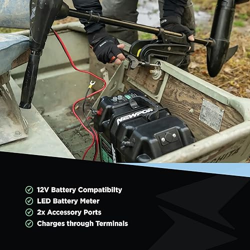 Miniatura 12 de Motor para pesca Newport Vessels caja de potencia inteligente de baterías centro negro