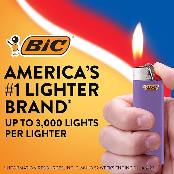Encendedores BIC Clásicos Bolsillo Púrpura Pack de 12 miniatura 4