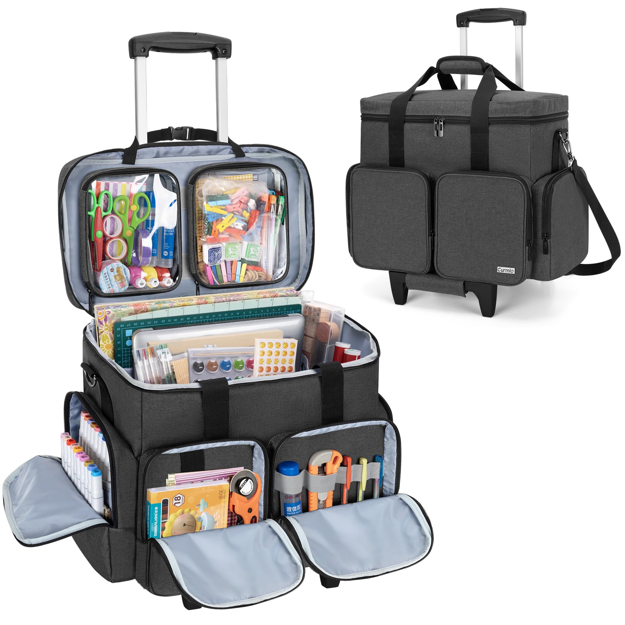 Scrapbooking Totes Crop In Style Rolling Bead Tote Curmio Rolling