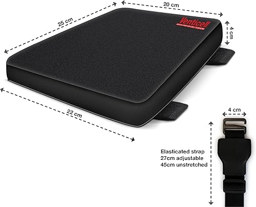 Miniatura 3 de VENTICELL - Cojín cómodo para pasajero de motocicleta con correas súper fuertes y base antideslizante