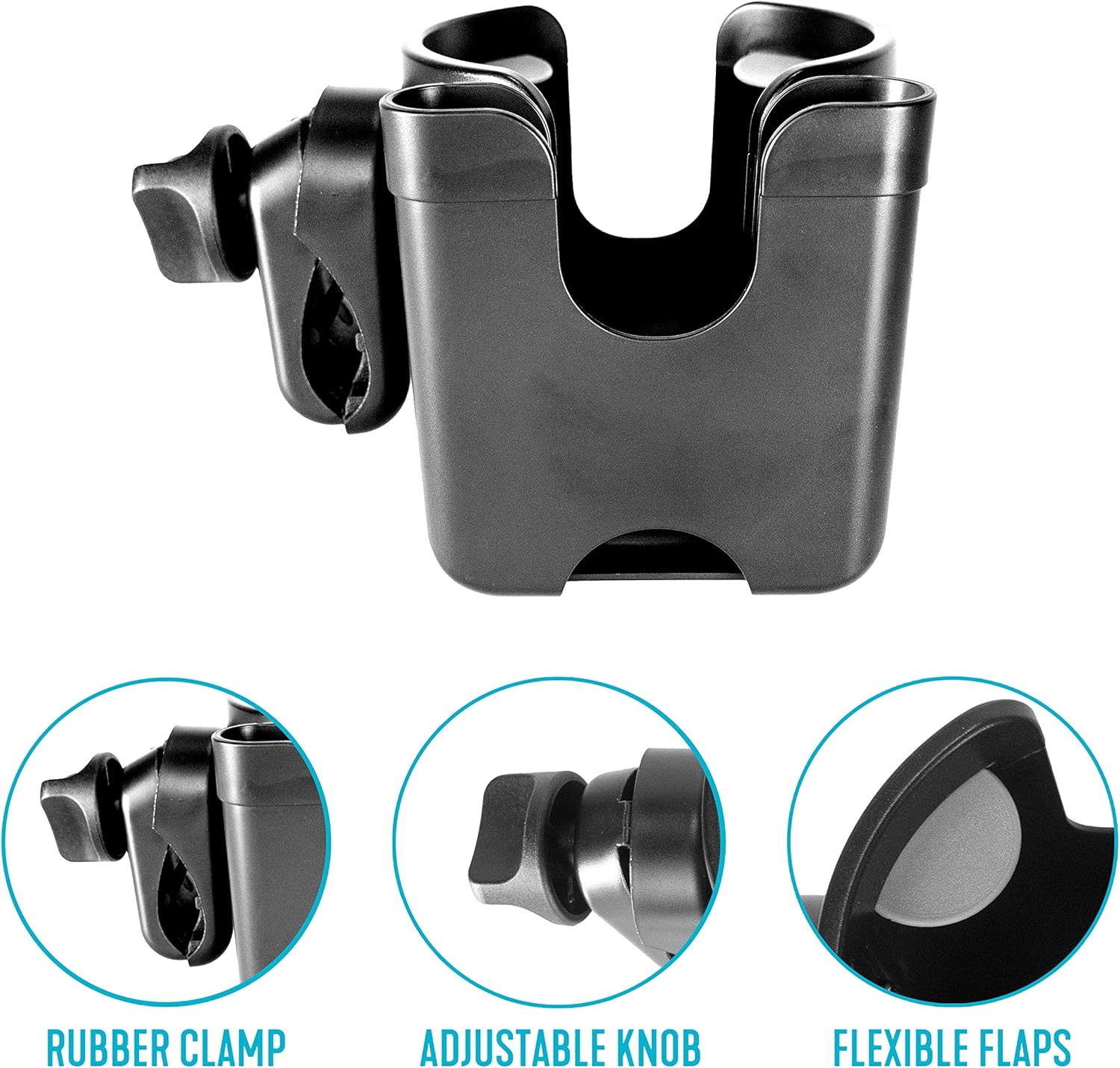 Universal Cup & Phone Holder for Mobility Devices in Nepal at NPR 4791