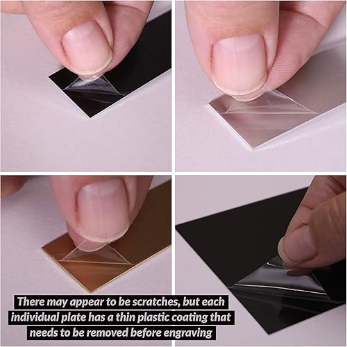 Miniatura 5 de Surtido de placas de grabado - 20 piezas de estampado de aluminio y latón