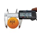 Stag Iconic 2 Star Orange Table Tennis (T.T) Balls| Advanced High Performance 40+mm Ping Pong Balls for Training, Tournaments and Recreational Play| Durable for Indoor/Outdoor Game - Orange Pack of 12 gallery image