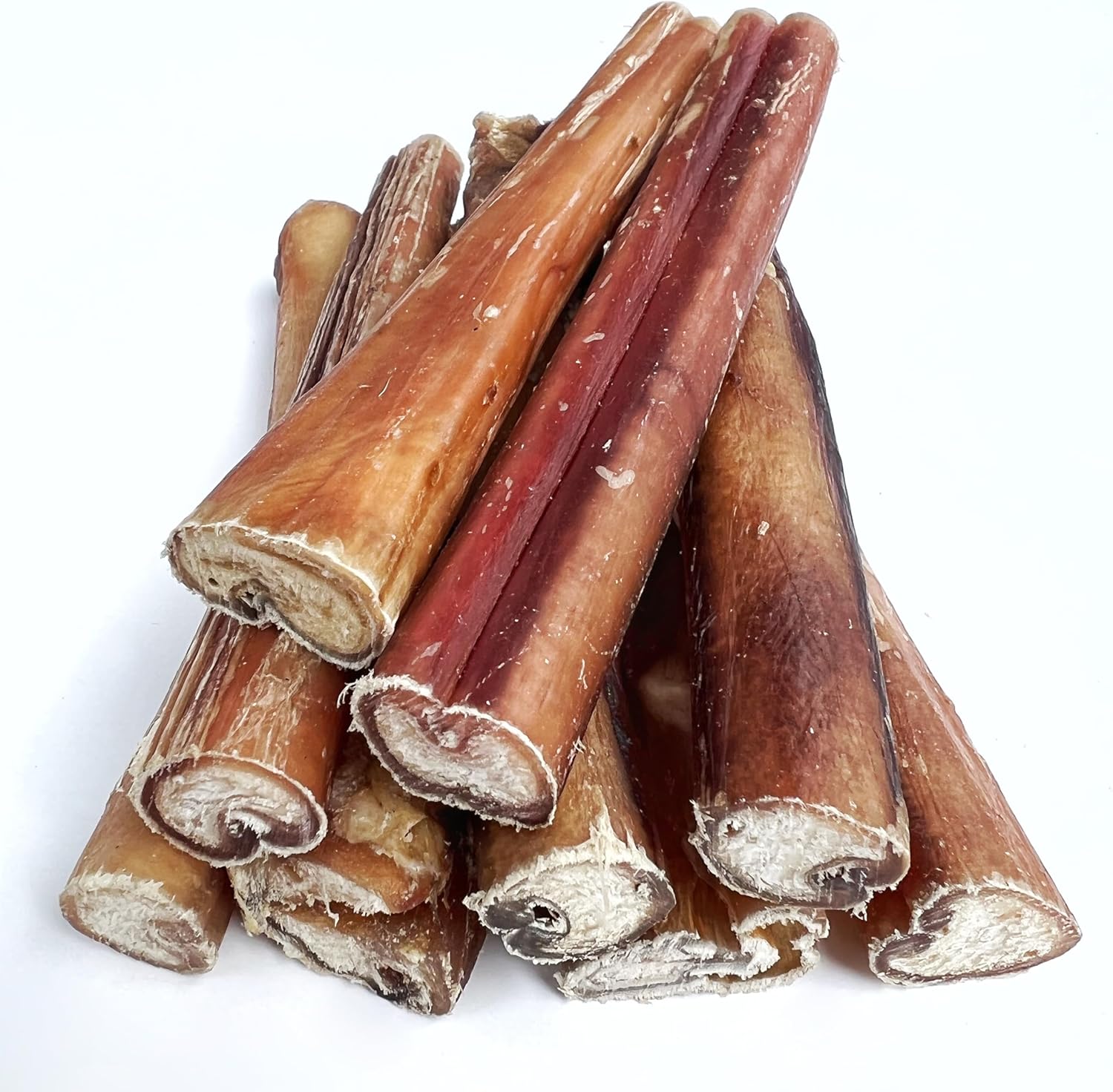 BULLY PALS 6" Jumbo Bully Sticks 6 Pack Long Lasting, All Natural