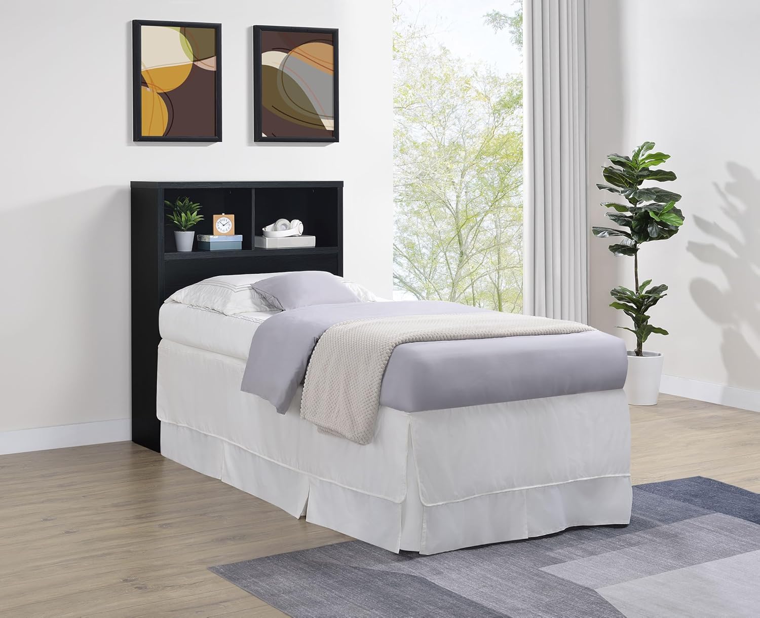 Coaster Home Furnishings Westpark 49-Inch Twin Bookcase Headboard Black