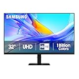 32” ViewFinity S8 (S80UD) 4K UHD IPS HDR10 High Resolution Monitor, USB-C, Height Adjustable Ergonomic Stand, Built-in KVM Switch, Intelligent Eye Care, LS32D800UBNXGO, 2025