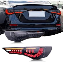 New Accessory Compatible with Nissan Sentra 2020-2026 SR SV S B18 Full LED Tail Lights with Sequential Turn Signal Dynamic Animation Rear Lamps Assembly