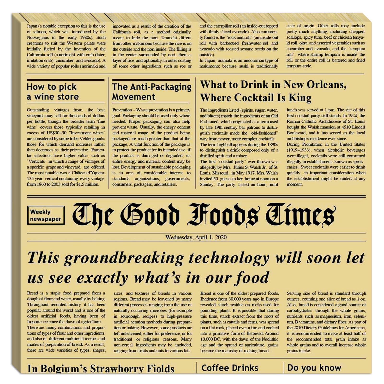 Kraft 10" x 10" - 200 Pk - Brown Food Wrap, Basket Liners, Deli Paper for Bakery, Picnic, Festival, Fair or BBQ