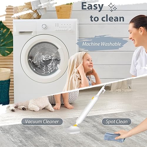 Miniatura 8 de Auemtyn Alfombra lavable de 6 x 9 pies, moderna, abstracta, suave, delgada, antideslizante, para interiores, para sala de estar, dormitorio,